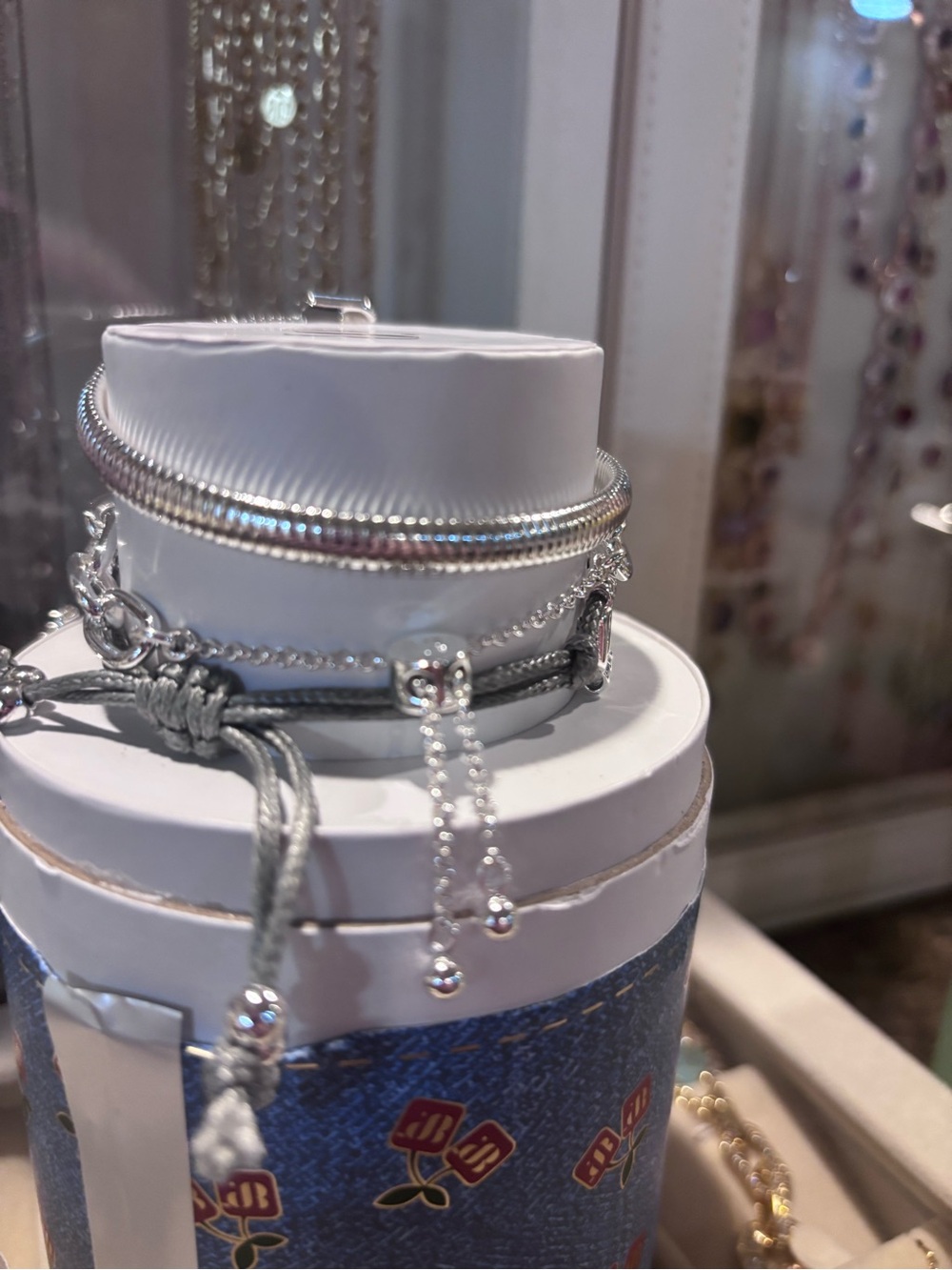 BP 2026 Spring StackTurquoise Crystal Stackable Bracelet Set - Picture 3 of 9